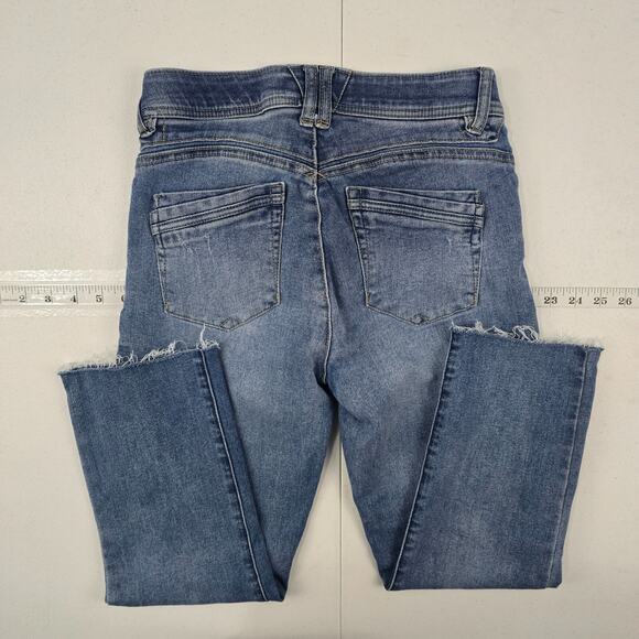 Democracy ab technology‎ size 2 straight denim jeans light 5396 blue - Picture 3 of 14